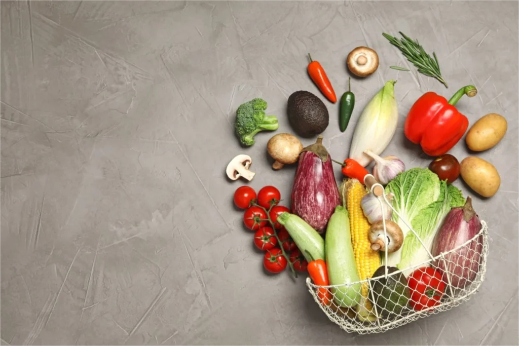le verdure sono tra gli alimenti chiave per un'alimentazione povera di grassi